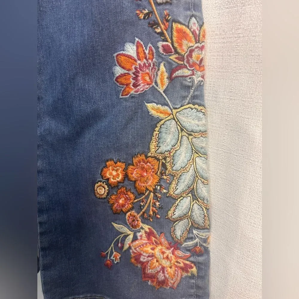 Driftwood x Free People Embroidered Denim Jumpsuit - Picture 7 of 8